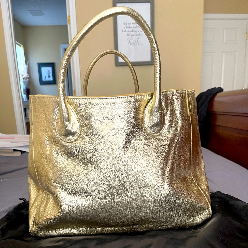 Beck gold classic medium tote bag